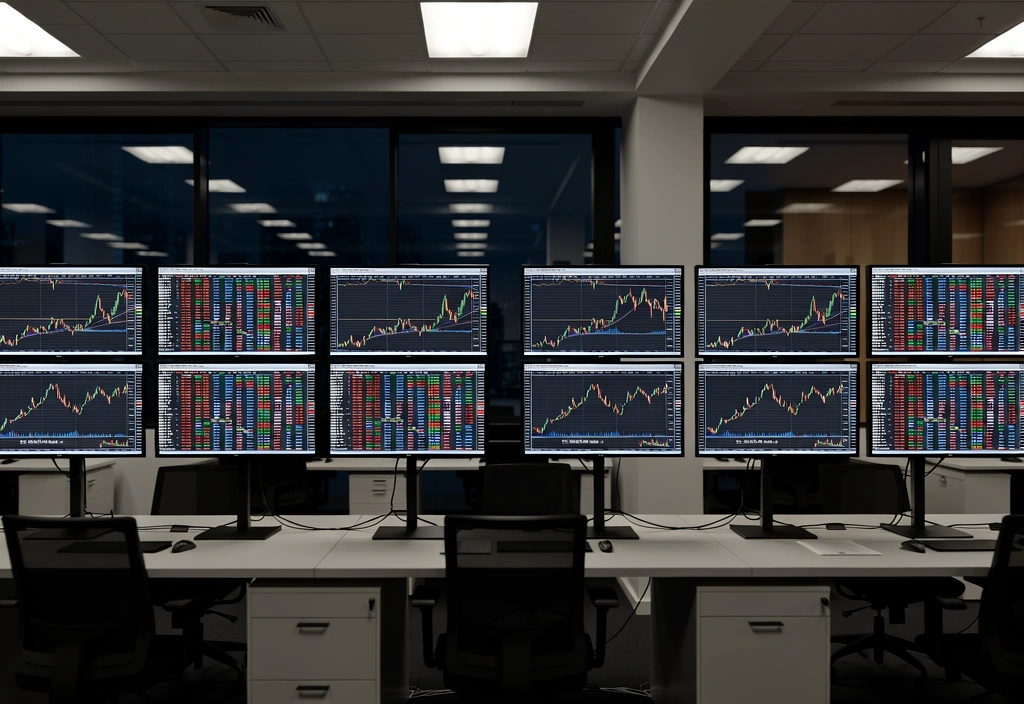 Financial data displays
